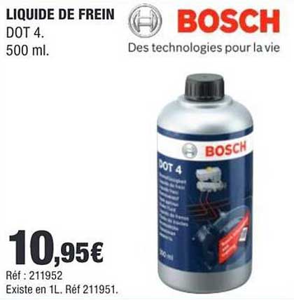 LIQUIDE DE FREIN DOT 4. 500 ml.