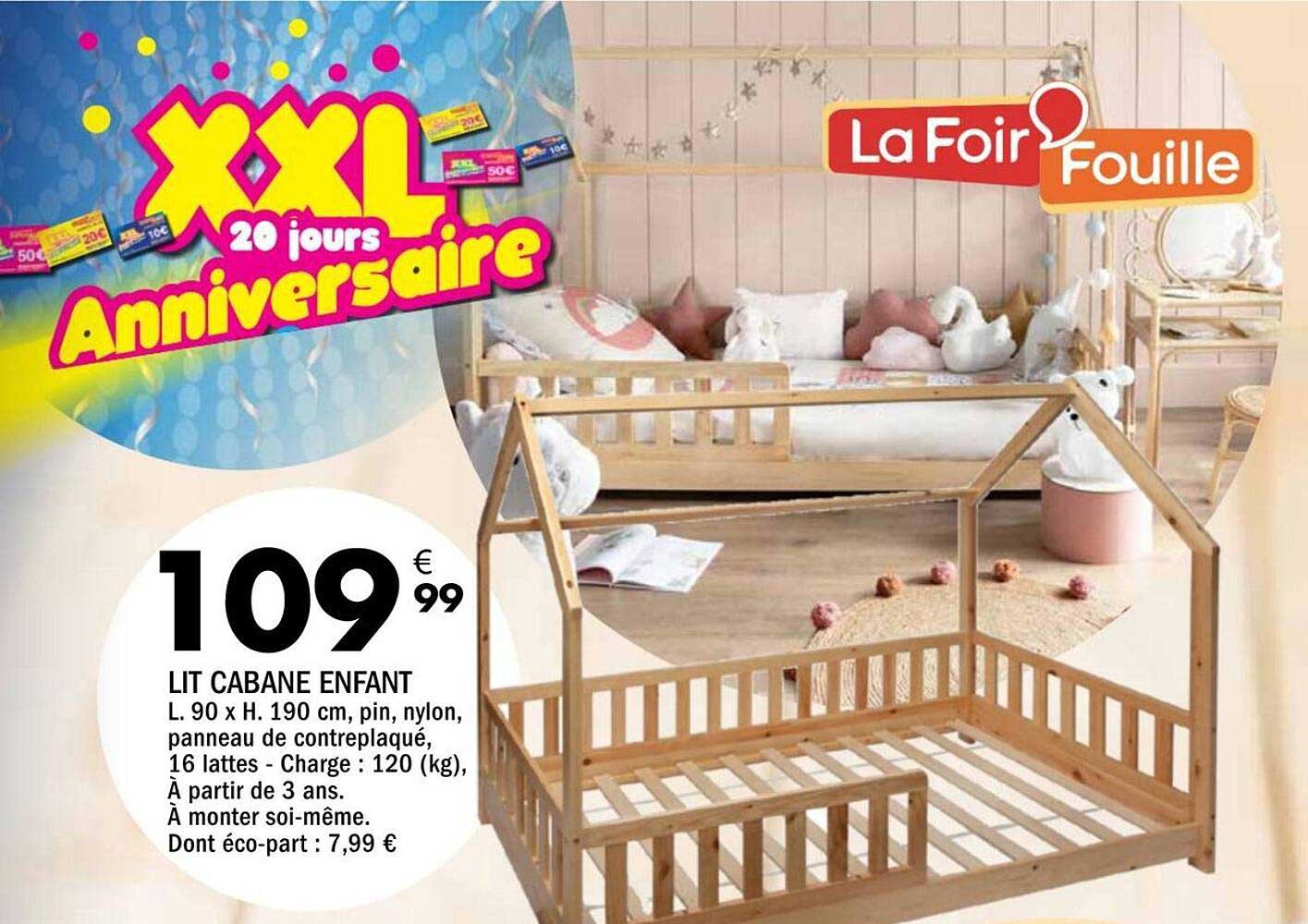 LIT CABANE ENFANT