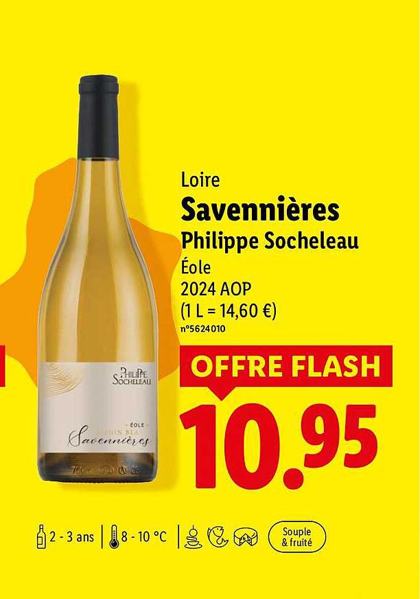 Loire Savennières Philippe Socheleau Éole 2024 AOP