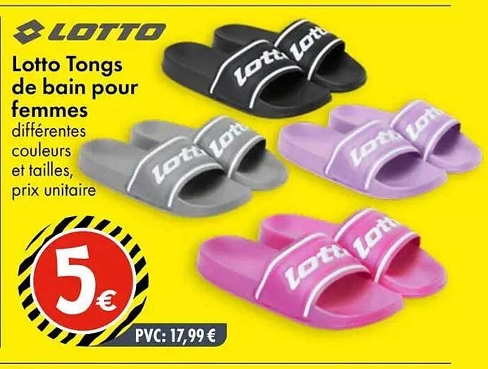 Lotto Tongs de bain pour femmes