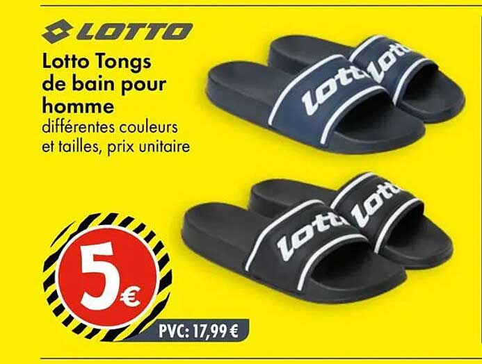 Lotto Tongs de bain pour homme