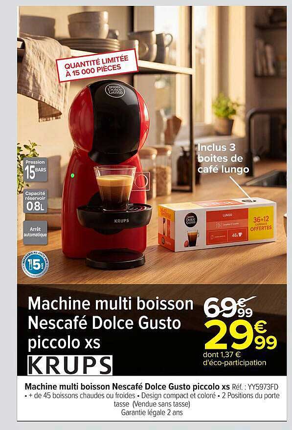 Machine multi boisson Nescafé Dolce Gusto piccolo xs