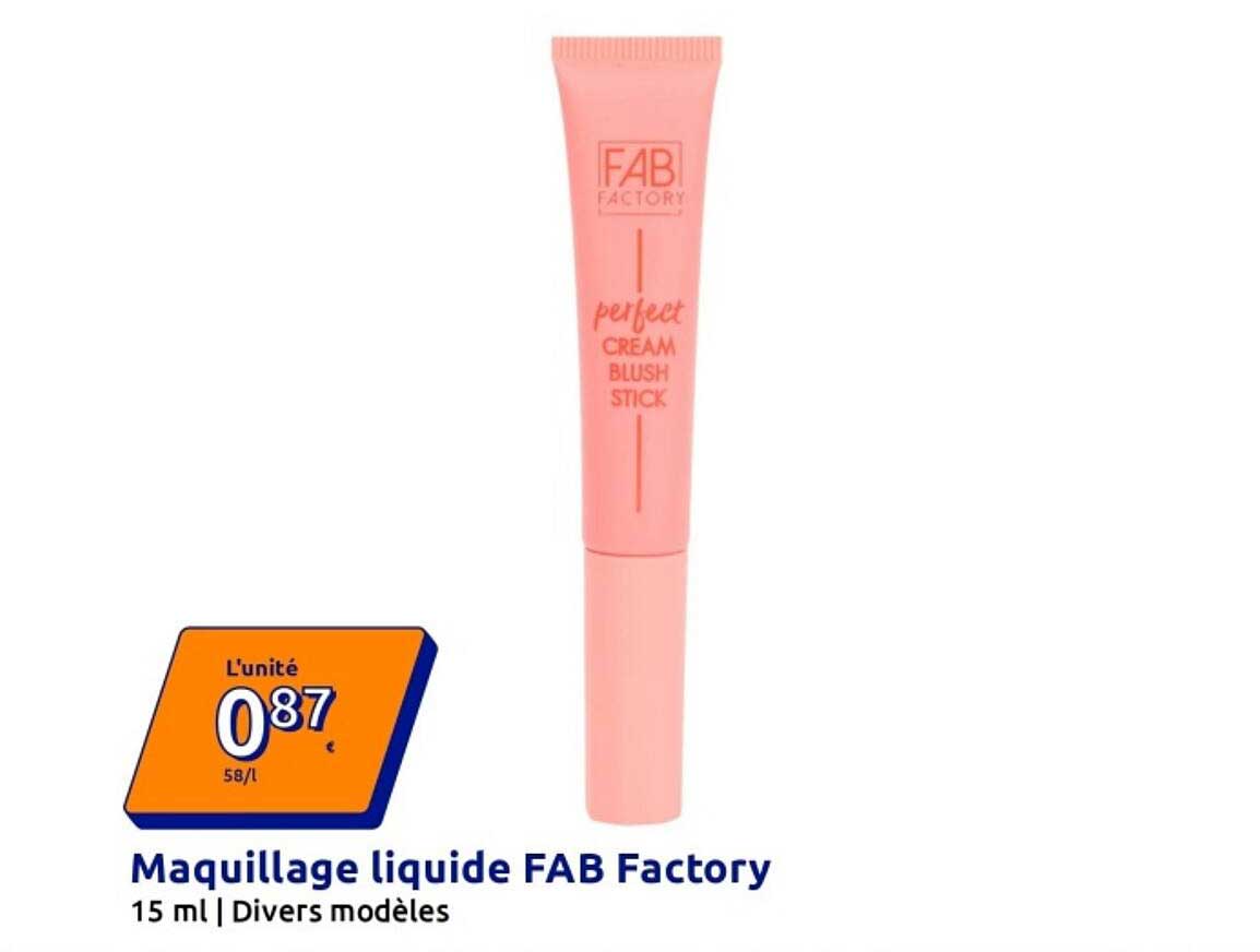 Maquillage liquide FAB Factory