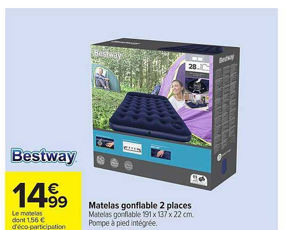 Matelas gonflable 2 places