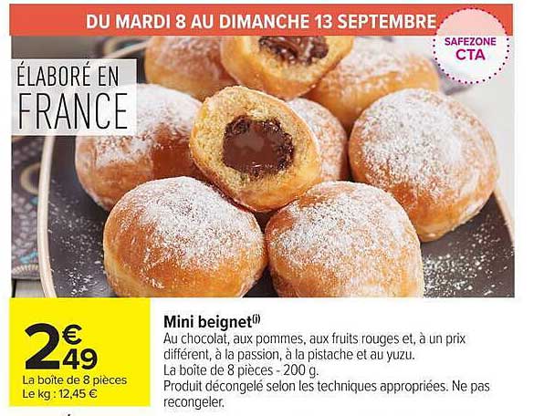 Mini beignet