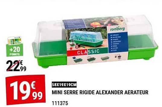 MINI SERRE RIGIDE ALEXANDER AERATEUR