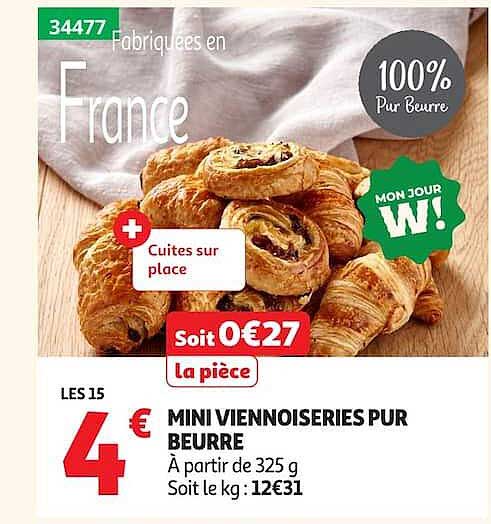 MINI VIENNOISERIES PUR BEURRE