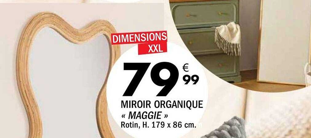 Miroir organique « MAGGIE »