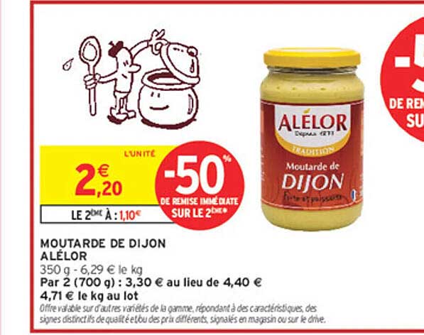 MOUTARDE DE DIJON ALÉLOR
