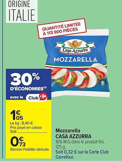 Mozzarella CASA AZZURRA