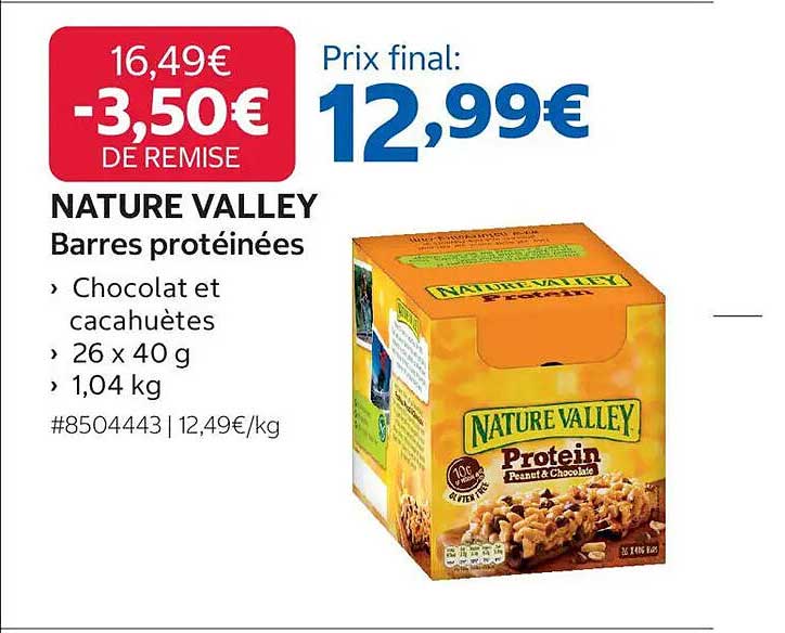 NATURE VALLEY Barres protéinées