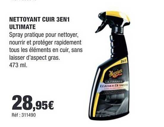 NETTOYANT CUIR 3EN1 ULTIMATE