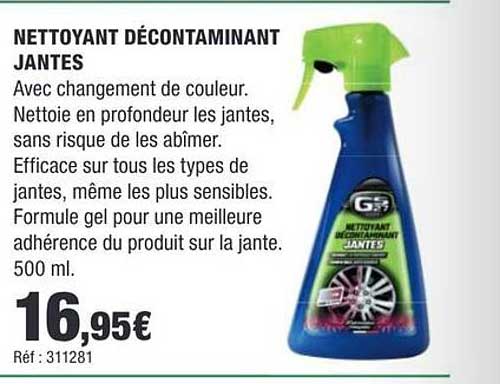 NETTOYANT DÉCONTAMINANT JANTES