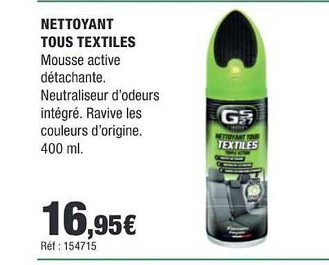 NETTOYANT TOUS TEXTILES
