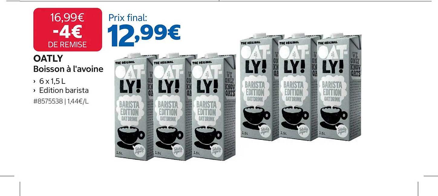 OATLY Boisson à l'avoine