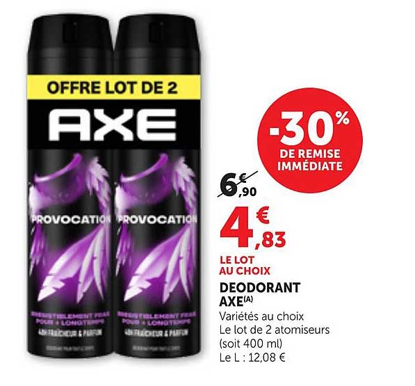 OFFRE LOT DE 2 AXE