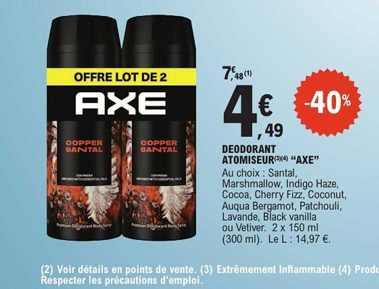 OFFRE LOT DE 2 AXE