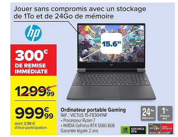 Ordinateur portable Gaming