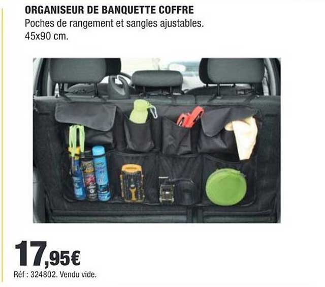 ORGANISEUR DE BANQUETTE COFFRE