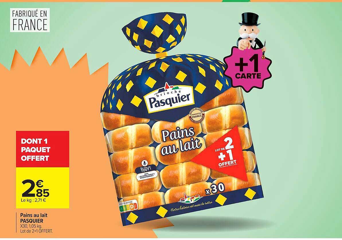 PAINS AU LAIT PASQUIER