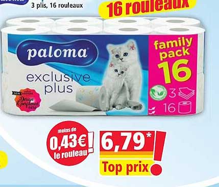 paloma exclusive plus family pack 16