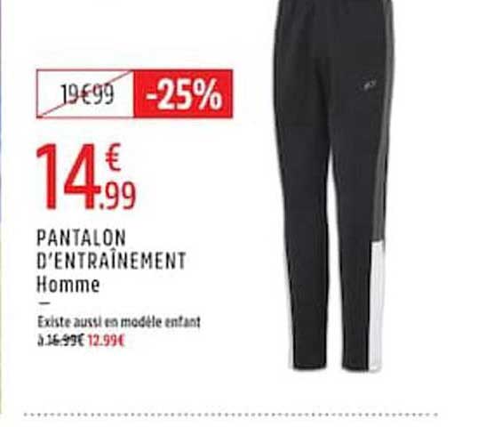 PANTALON D'ENTRAÎNEMENT Homme