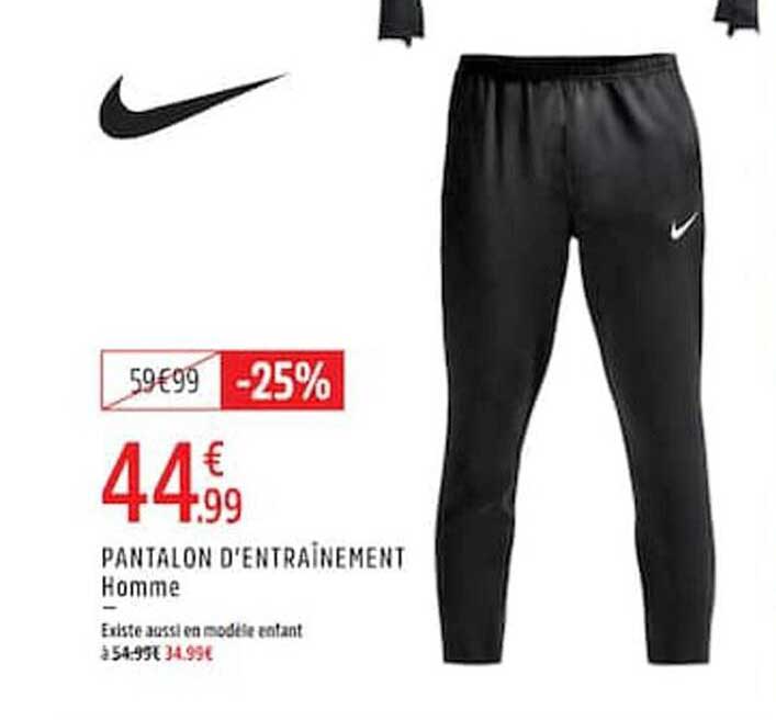 PANTALON D'ENTRAÎNEMENT Homme