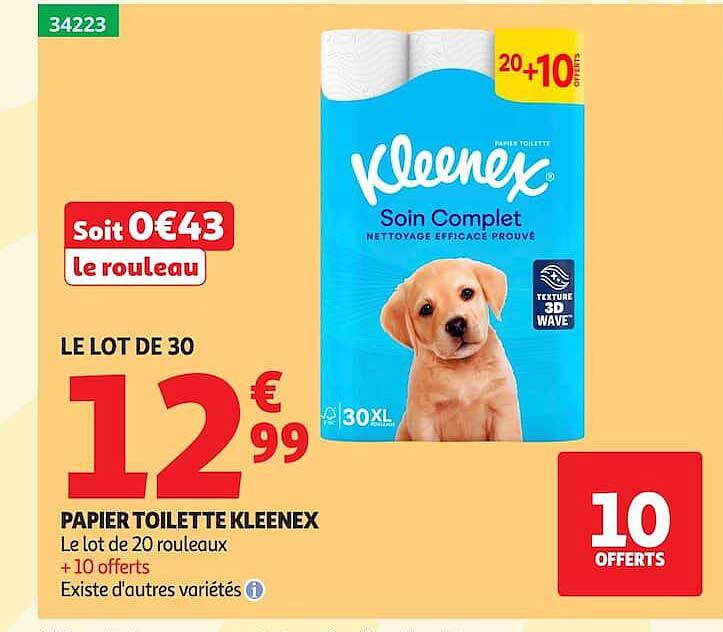 PAPIER TOILETTE KLEENEX