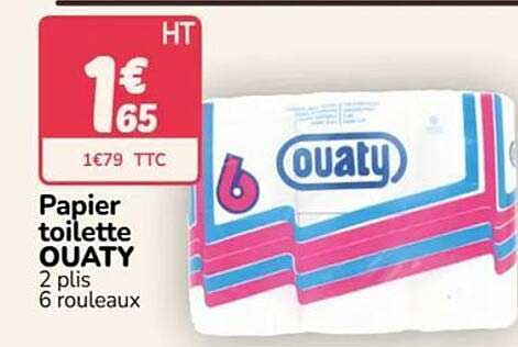 Papier toilette OUATY