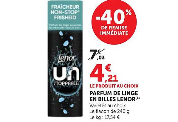 PARFUM DE LINGE EN BILLES LENOR(A)