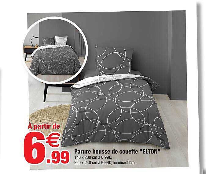 Parure housse de couette "ELTON"
