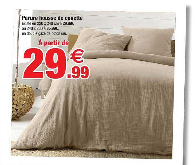 Parure housse de couette