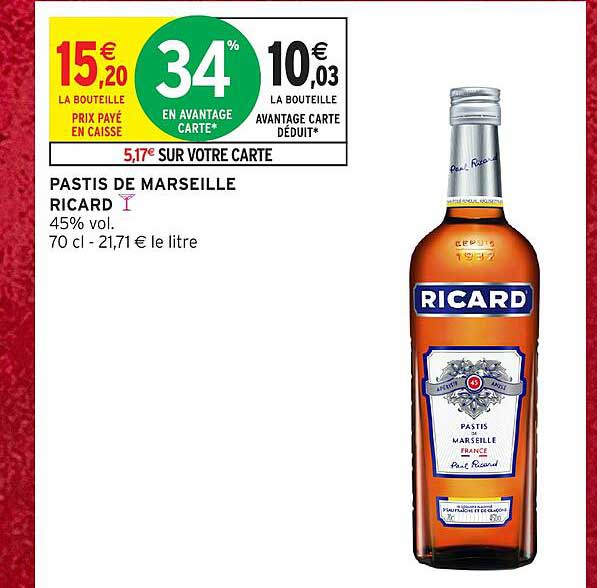 PASTIS DE MARSEILLE RICARD