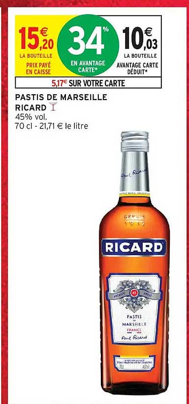 PASTIS DE MARSEILLE RICARD
