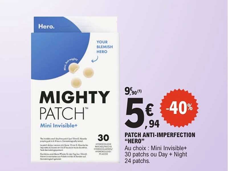 PATCH ANTI-IMPERFECTION “HERO”