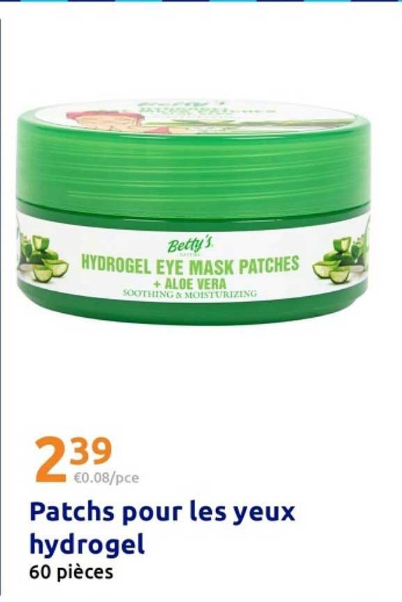 Patches pour les yeux hydrogel