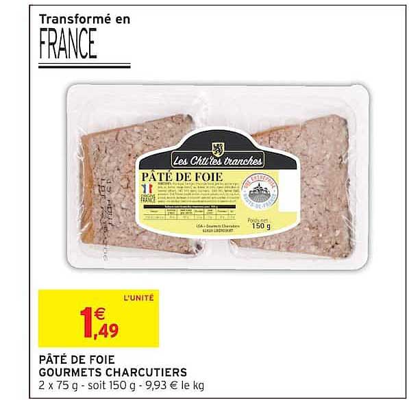 PÂTÉ DE FOIE GOURMETS CHARCUTIERS