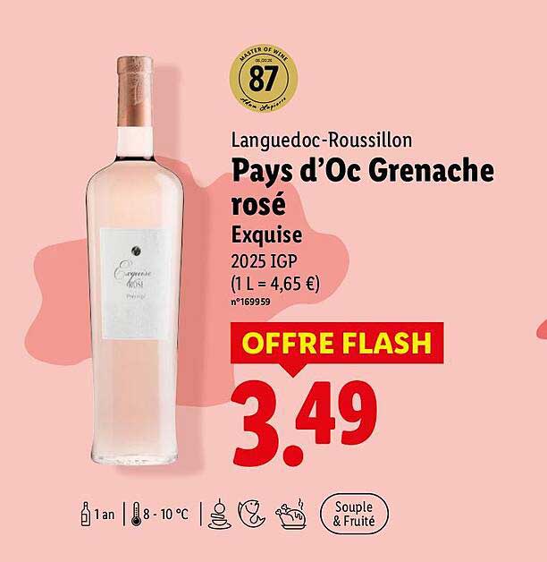 Pays d’Oc Grenache rosé