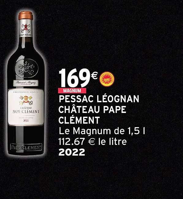 PESSAC LÉOGNAN CHÂTEAU PAPE CLÉMENT