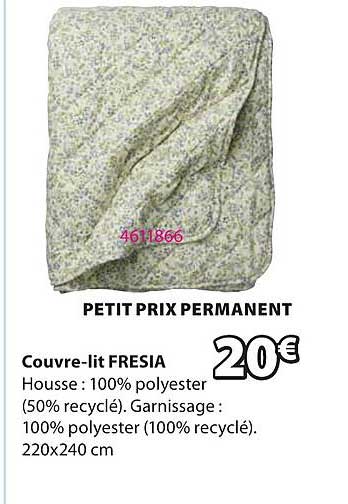 PETIT PRIX PERMANENT Couvre-lit FRESIA