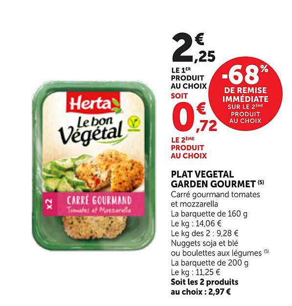 PLAT VEGETAL GARDEN GOURMET