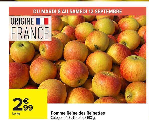 Pomme Reine des Reinettes