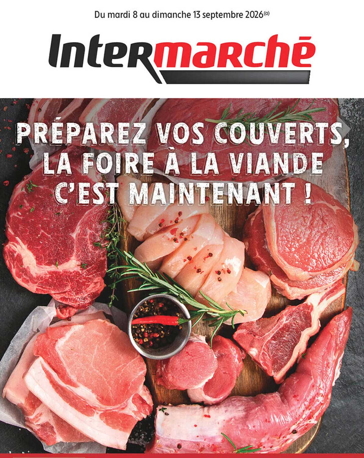 PRÉPAREZ VOS COUVERTS, LA FOIRE A LA VIANDE C’EST MAINTENANT !