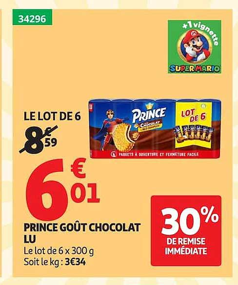 PRINCE GOÛT CHOCOLAT LU