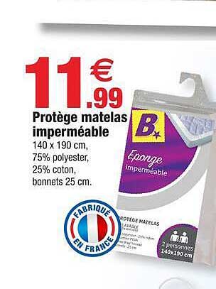Protège matelas imperméable