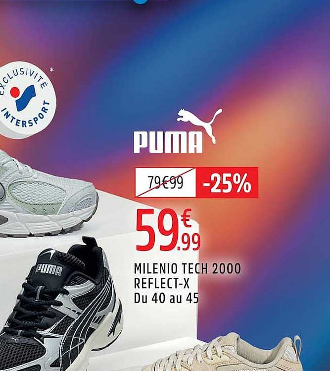 PUMA MILENIO TECH 2000 REFLECT-X Du 40 au 45