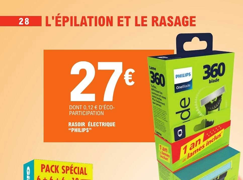 RASOIR ÉLECTRIQUE “PHILIPS”