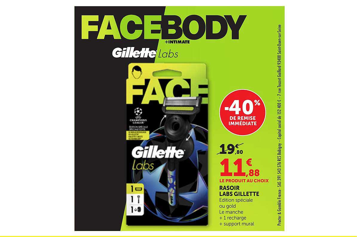 RASOIR LABS GILLETTE
