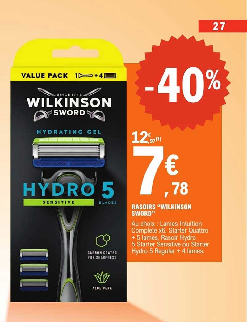 RASOIRS “WILKINSON SWORD”