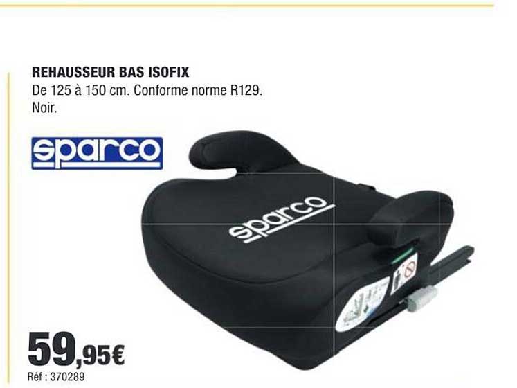 REHAUSSEUR BAS ISOFIX